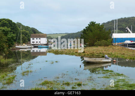 Gweek am Helford River in Cornwall Stockfoto