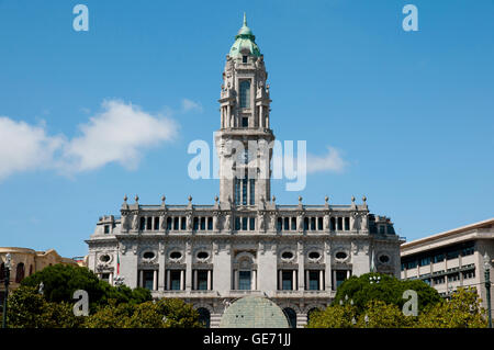 Rathaus - Porto - Portugal Stockfoto