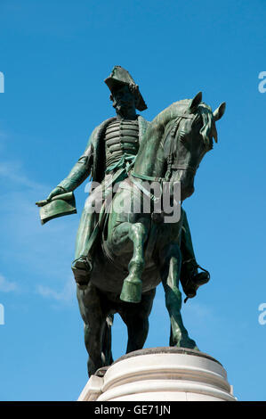 Dom Pedro IV Statue - Porto - Portugal Stockfoto