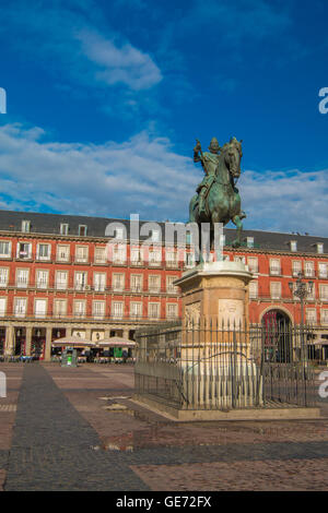 Plaza Mayor in Madrid Spanien Stockfoto