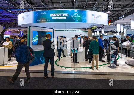 Der Stand des Bundesministeriums für Wirtschaft, Mittelstand und Energie. Stockfoto