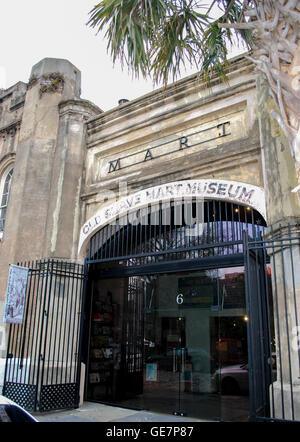 Die alten Slave Mart 6 Chalmers Street in Charleston, South Carolina Stockfoto