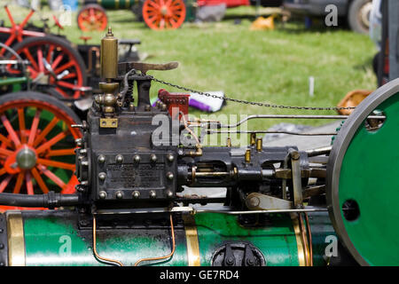 Vintage Miniatur Stream Motor Stockfoto