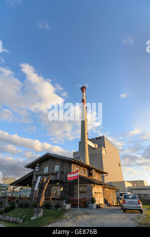 Zwentendorf an der Donau: nie im Atomkraftwerk Zwentendorf, Restaurant Bärndorferhütte, Österreich, Niederös in Betrieb gegangen Stockfoto