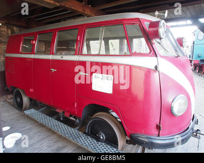 DB-Klasse Klv 20-5026 VW T1, Pfalzbahn-Museum, Eisenbahnmuseum Neustadt-WeinstraC39Fe bild2 Stockfoto