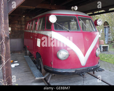 DB-Klasse Klv 20-5026 VW T1, Pfalzbahn-Museum, Eisenbahnmuseum Neustadt-WeinstraC39Fe bild4 Stockfoto