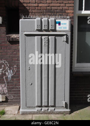 Gemeente Electriciteitswerken Te Amsterdam, in der De Stijl van de Amsterdamse School, Patroclosstraat pic1 Stockfoto