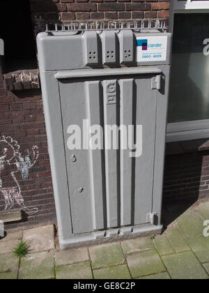 Gemeente Electriciteitswerken Te Amsterdam, in der De Stijl van de Amsterdamse School, Patroclosstraat spk2 Stockfoto