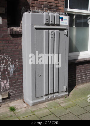 Gemeente Electriciteitswerken Te Amsterdam, in der De Stijl van de Amsterdamse School, Patroclosstraat pic3 Stockfoto