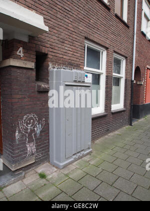 Gemeente Electriciteitswerken Te Amsterdam, in der De Stijl van de Amsterdamse School, Patroclosstraat pic5 Stockfoto