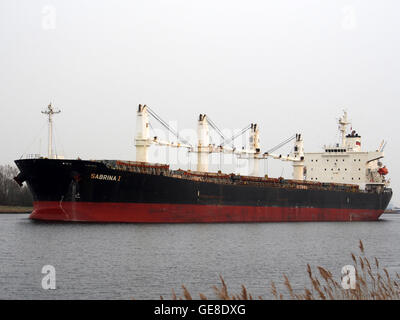 Sabrina ich (Schiff, 2005) IMO 9274927, Noordzeekanaal, Hafen von Amsterdam pic6 Stockfoto