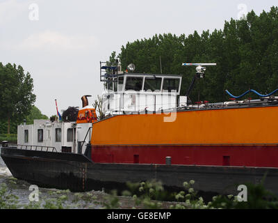 Volharding 9 (Schiff, 1973) ENI 02205698, Amsterdam-Rhein, pic2 Stockfoto