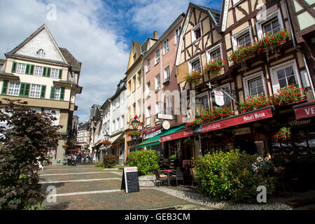 Historische alte Stadt Linz, im Rheintal, Deutschland, Stockfoto