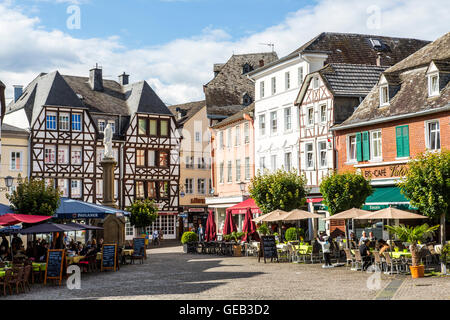 Historische alte Stadt Linz, im Rheintal, Deutschland, Stockfoto