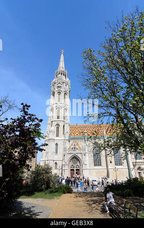 Budapest: Matthias Kirche, Ungarn, Budapest Stockfoto