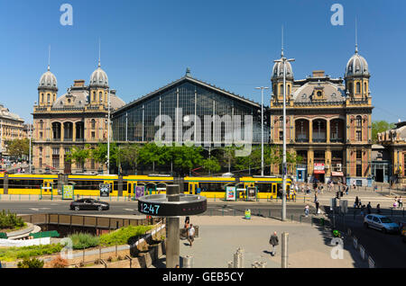 Budapest: Western Railway Station (Nyugati Palyaudvar), Ungarn, Budapest, Stockfoto