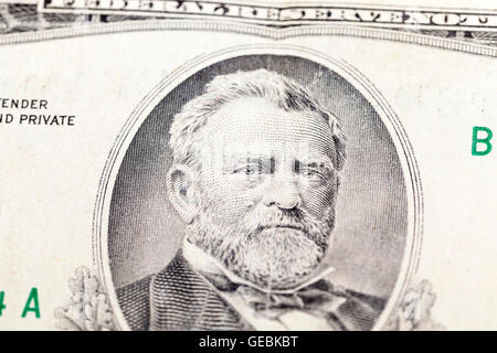 US-Dollar, close-up Stockfoto