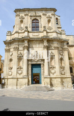 Kirche Sankt Chiara auf Lecce in Apulien, Italien Stockfoto