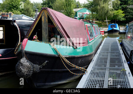 Whilton Marina in der Nähe von Daventry England uk Stockfoto