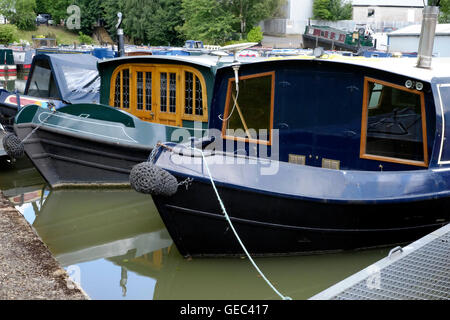 größerer holländischen Stil Barken an Whilton Marina in der Nähe von Daventry England uk Stockfoto