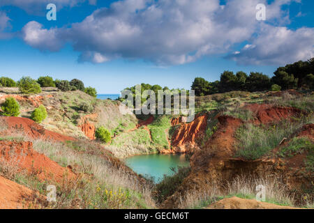 Lago di Bauxit ein Otranto (Lecce) Stockfoto