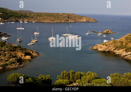 Guillola Bucht. Cap de Creus natürliche Park.Costa Brava. Provinz Girona. Katalonien. Spanien Stockfoto