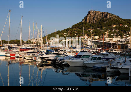 L´Estartit. Port.Costa Brava. Provinz Girona. Katalonien. Spanien Stockfoto