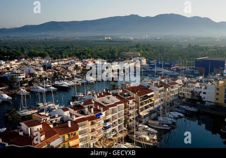 Empuriabrava.Costa Brava. Provinz Girona. Katalonien. Spanien Stockfoto