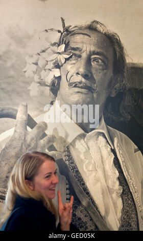 Dalí´s-Theater-Museum. Touristische und DALI-Fotografie. Provinz Girona. Katalonien. Spanien Stockfoto