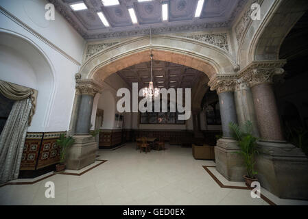 Das Bild der Architektur der Speisesaal im CST-Station oder VT, Mumbai Indien Stockfoto