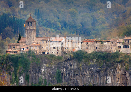 Castellfollit De La Roca, Girona Provinz, Katalonien, Spanien Stockfoto