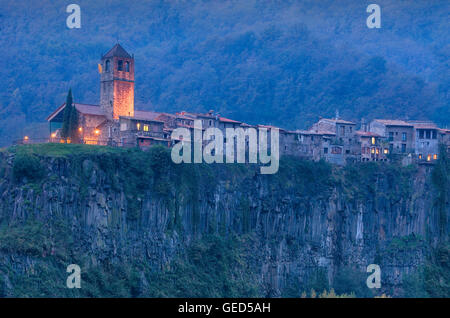 Castellfollit De La Roca, Girona Provinz, Katalonien, Spanien Stockfoto