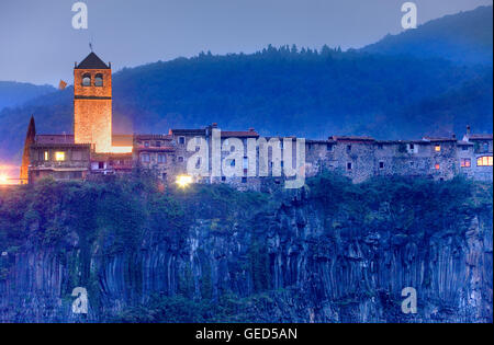 Castellfollit De La Roca, Girona Provinz, Katalonien, Spanien Stockfoto