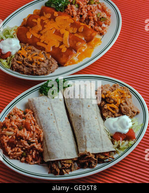 Mexikanisches Abendessen Stockfoto