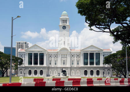 Victoria Theater und Konzerthalle, Empress Place, Civic District, Singapur Stockfoto