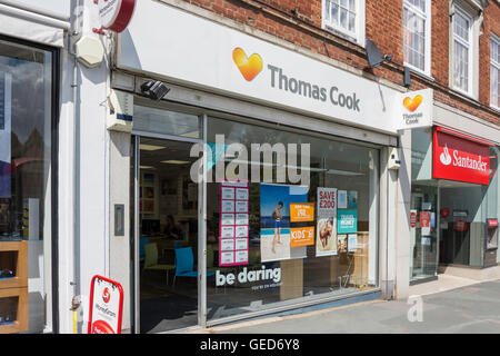 Thomas Cook Reisebüro, Banstead High Street, Banstead, Surrey, England, Vereinigtes Königreich Stockfoto