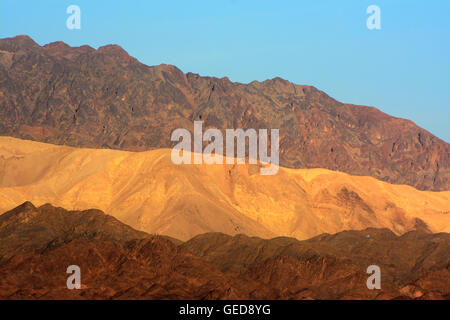 Eilat Bergen in Nahaufnahme, Israel Stockfoto