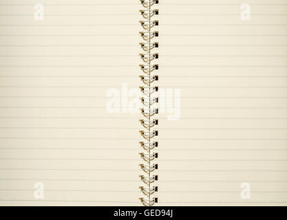 Hinweis Buch leere Seite 2 Stockfoto