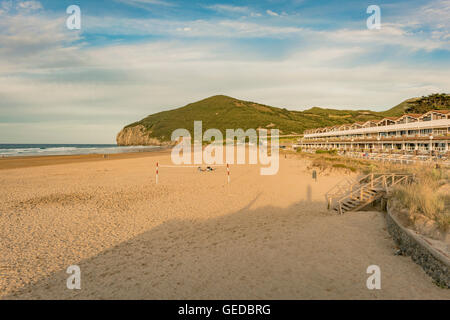 Berria Strand. Santoña, Kantabrien, Spanien, Europa Stockfoto