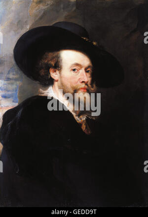 Sir Peter Paul Rubens - Porträt des Künstlers Stockfoto