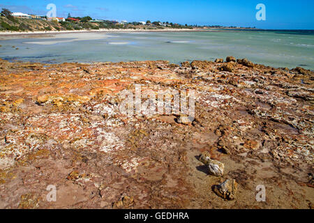 Moonta Bay Beach auf der Yorke Peninsula Stockfoto