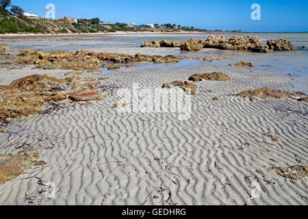 Moonta Bay Beach auf der Yorke Peninsula Stockfoto