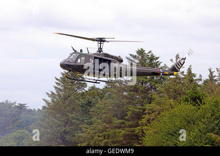 Bell UH - 1H Iroquois "Huey". Schottlands Airshow. Stockfoto