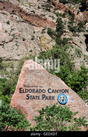 Eldorado Canyon State Park, Boulder County, Colorado, USA Stockfoto