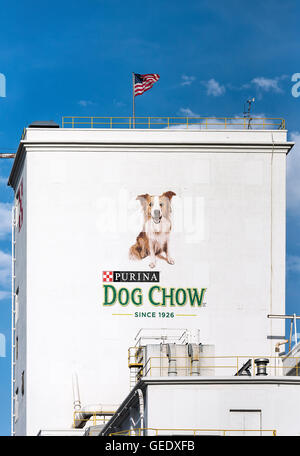 Purina Hundefutter Anlage, Colorado, USA Stockfoto