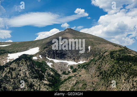 Berggipfel in Rocky Mountain Nationalpark, Colorado, USA Stockfoto