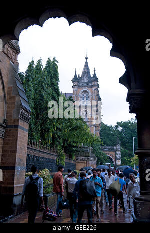 Das Bild der Architektur von CST Bahnhofsgebäude oder VT-Station, Mumbai Indien Stockfoto