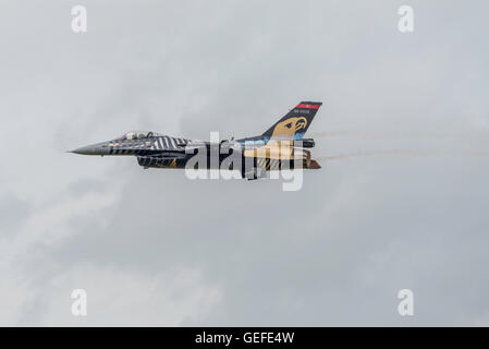 LM-F-16 fighting Falcon türkische Luftwaffe RIAT Fairford England UK Air show Stockfoto