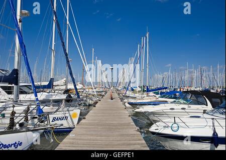 Marina, Heiligenhafen Stockfoto