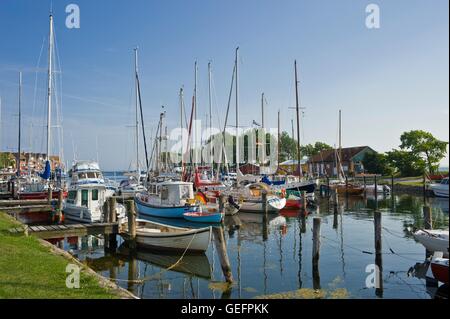 Orth, Fehmarn Stockfoto